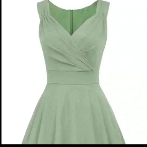 GRACE KARIN Women's Sleeveless Wrap V-Neck A-line Bridesmaid Cocktail Party Dres - Picture 7 of 7